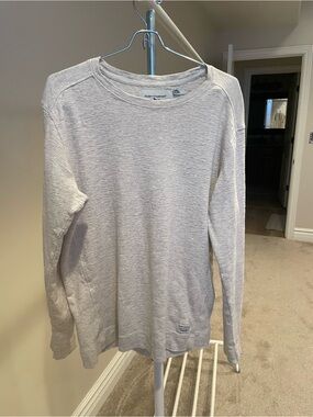 Modern Amusement Men's Heather Light Gray Crewneck Sweater